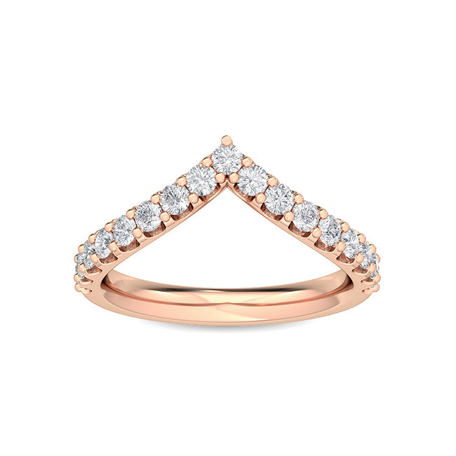 18K Nature Diamond Stackable Ring 0.35 ctw