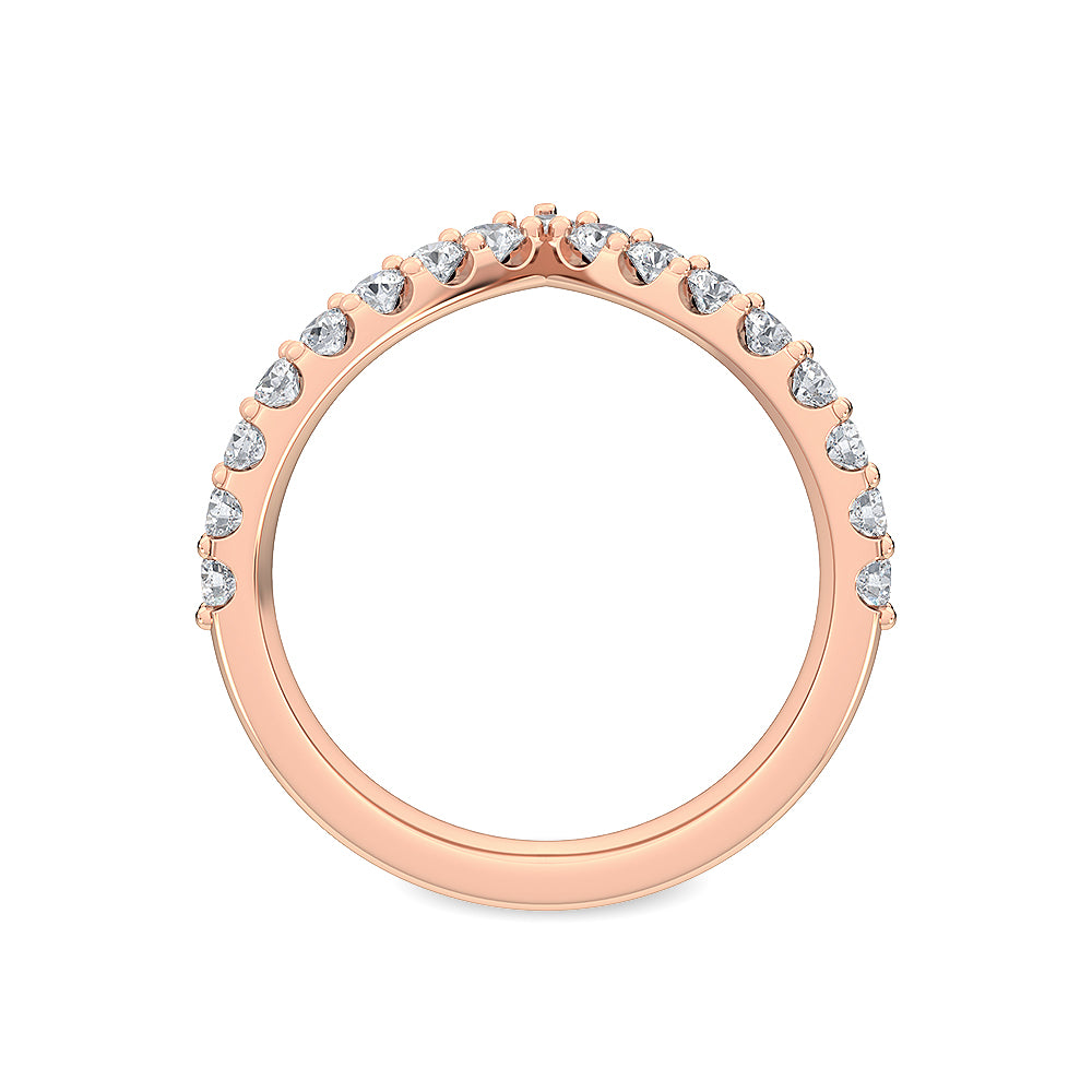 18K Nature Diamond Stackable Ring 0.35 ctw