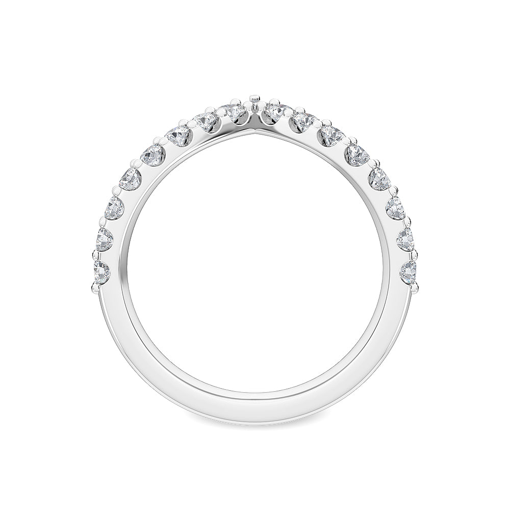 18K Nature Diamond Stackable Ring 0.35 ctw