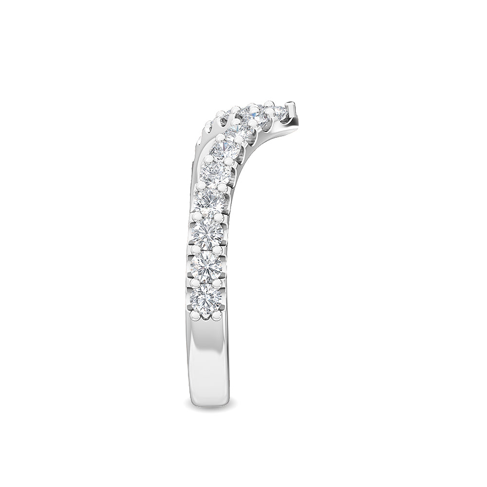 18K Nature Diamond Stackable Ring 0.35 ctw