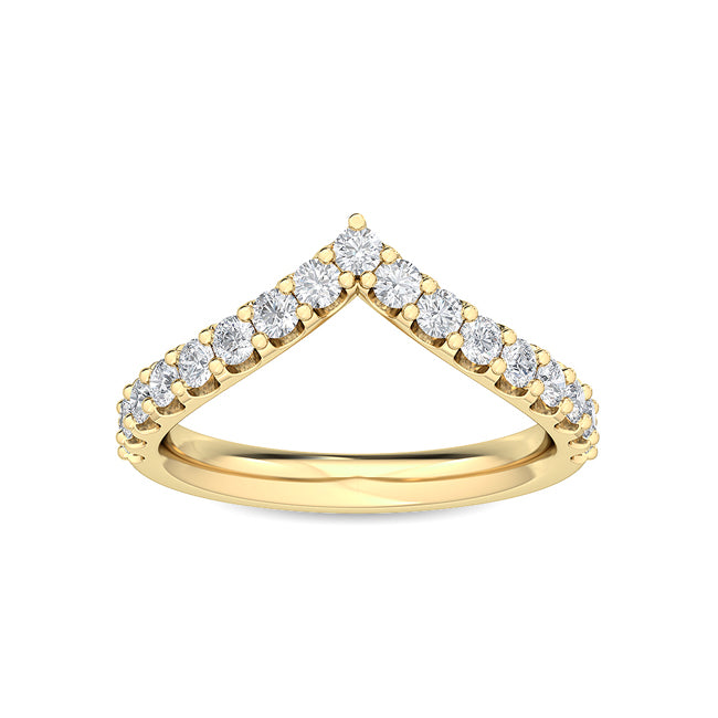 18K Nature Diamond Stackable Ring 0.35 ctw