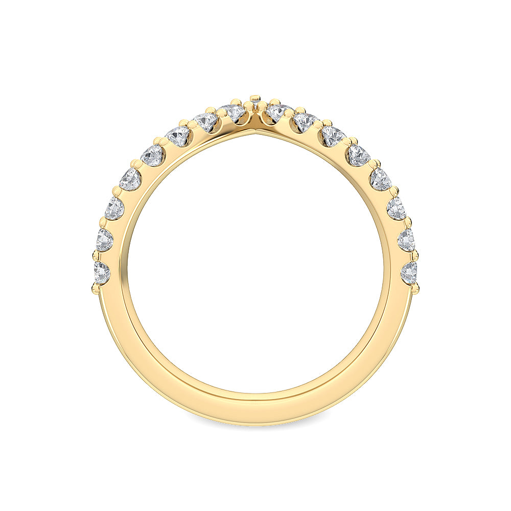 18K Nature Diamond Stackable Ring 0.35 ctw
