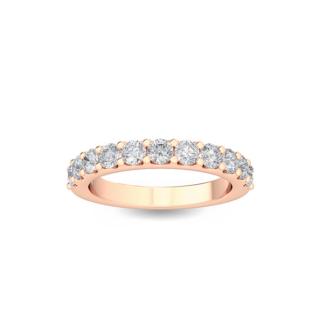 18K Nature Diamond Stackable Ring 1 ctw