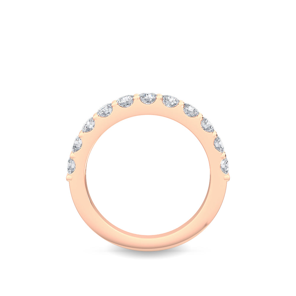 18K Nature Diamond Stackable Ring 1 ctw