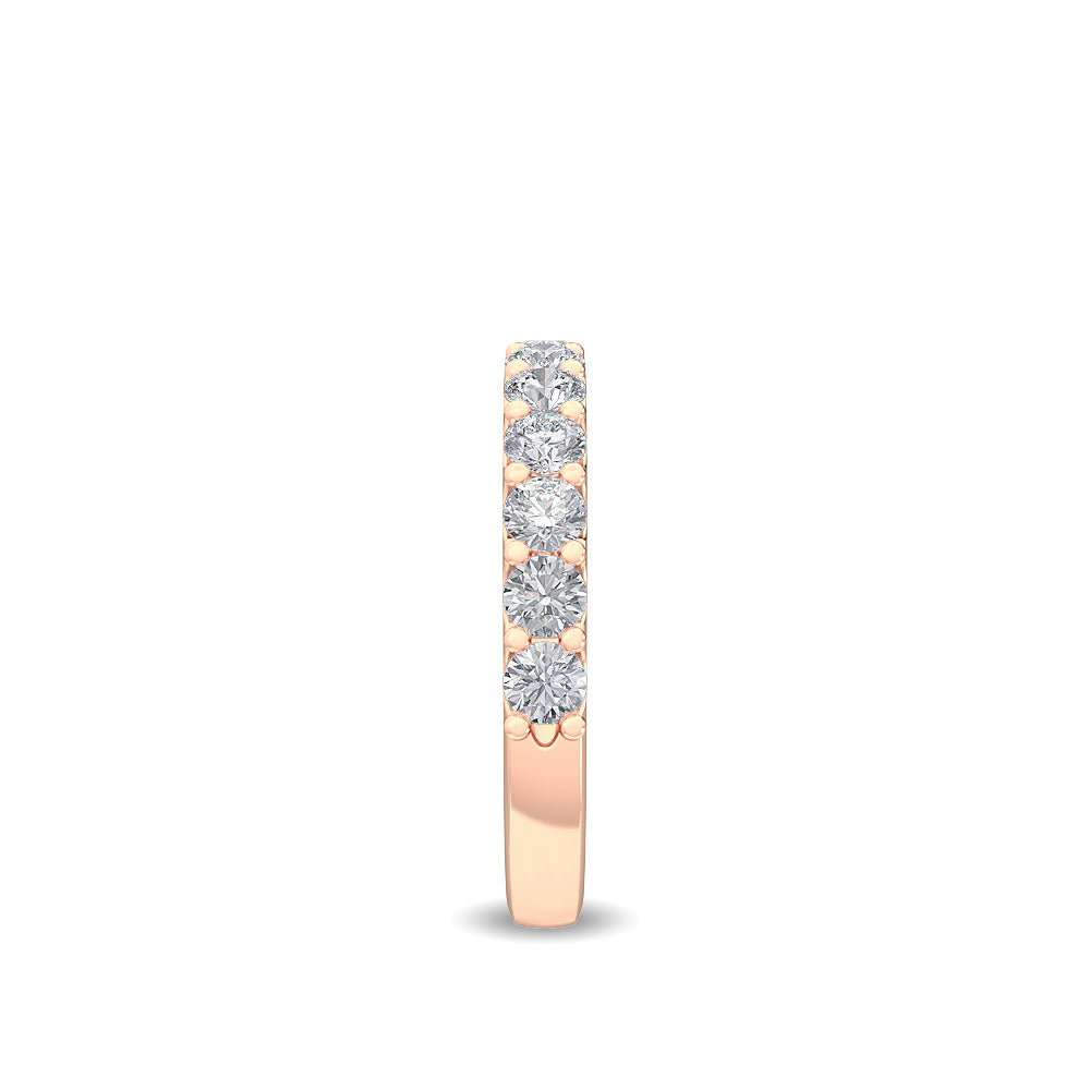 18K Nature Diamond Stackable Ring 1 ctw