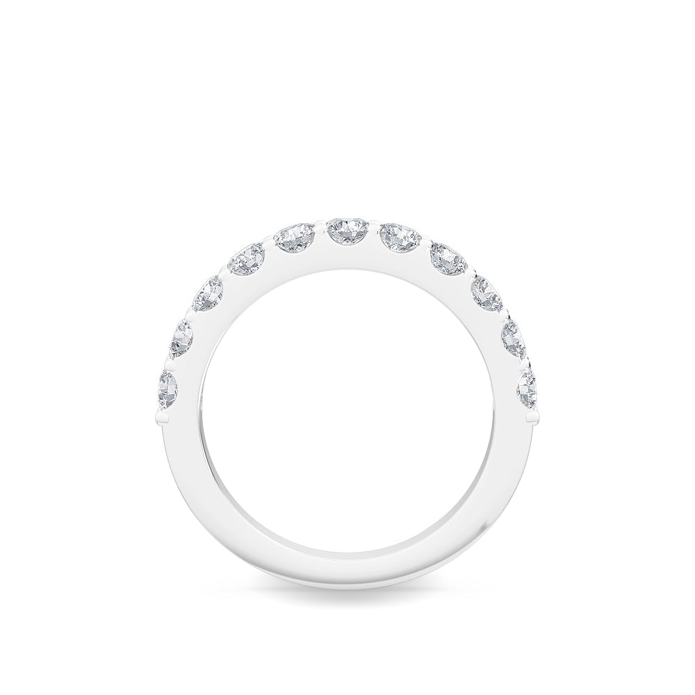 18K Nature Diamond Stackable Ring 1 ctw