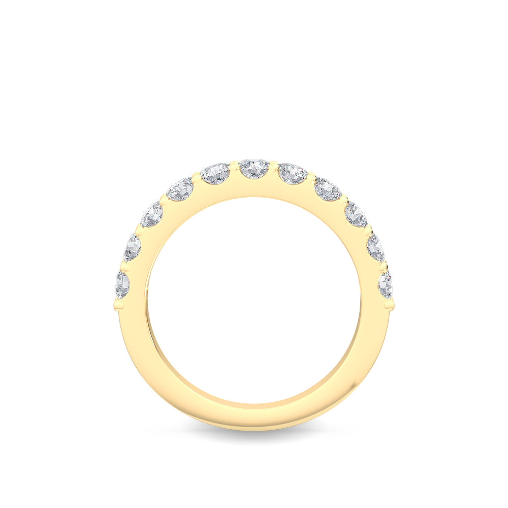 18K Nature Diamond Stackable Ring 1 ctw