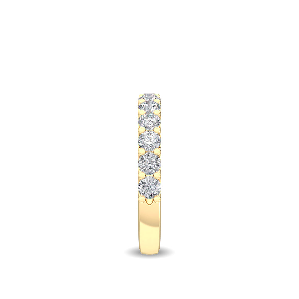 18K Nature Diamond Stackable Ring 1 ctw