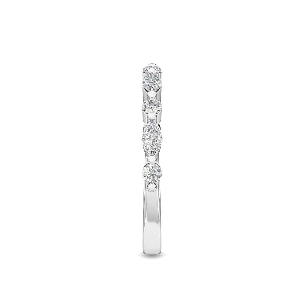 18K Nature Diamond Stackable Ring 0.25ctw