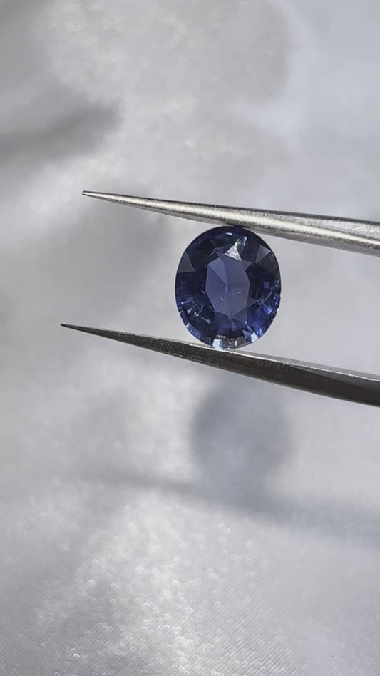 Cornflower blue sapphire 1.19 cts