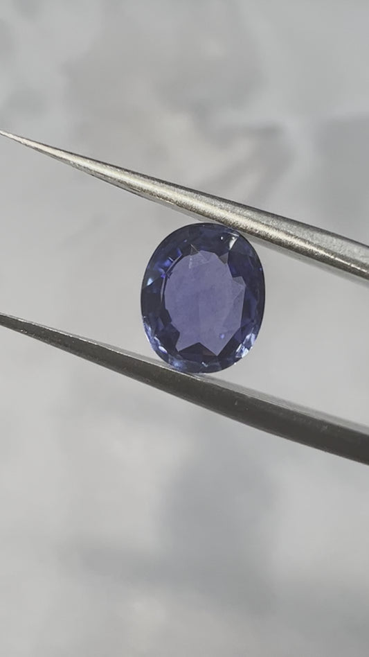 Cornflower blue sapphire 1.12cts