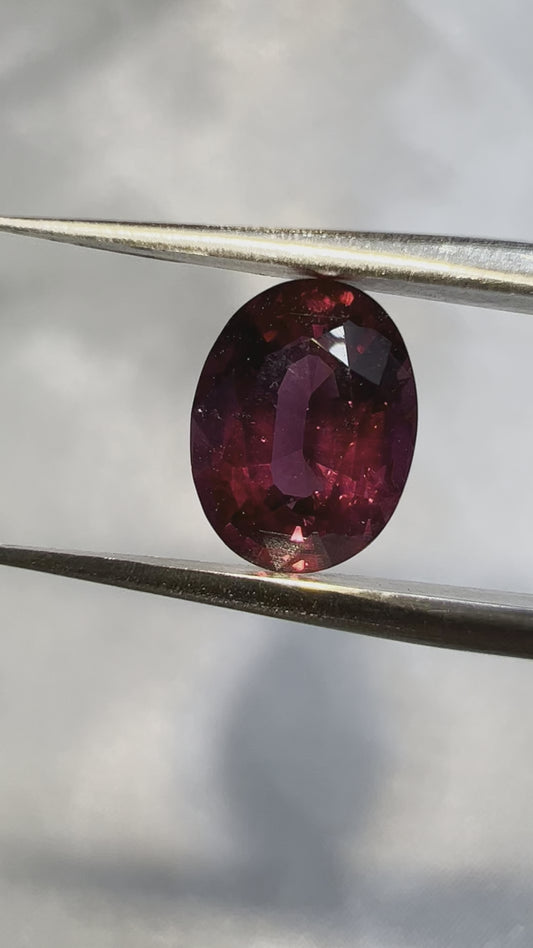 Untreated red spinel 2.05cts