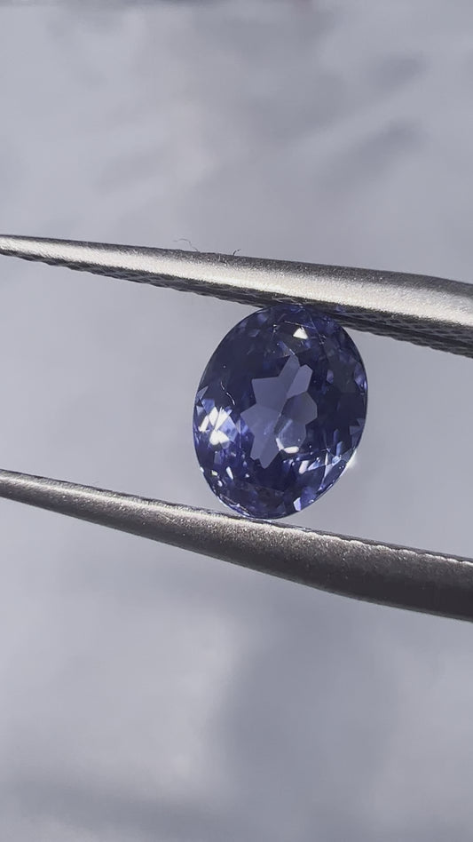 Unheated blue sapphire 1.39cts