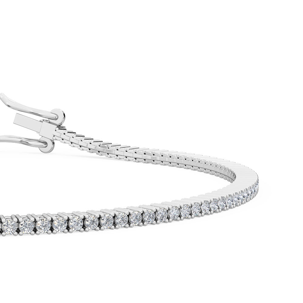 18K 1 ct. tw. Nature Diamond Tennis Bracelet