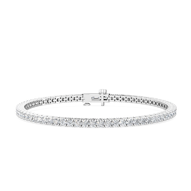 18K 3 ct. tw. Nature Diamond Tennis Bracelet