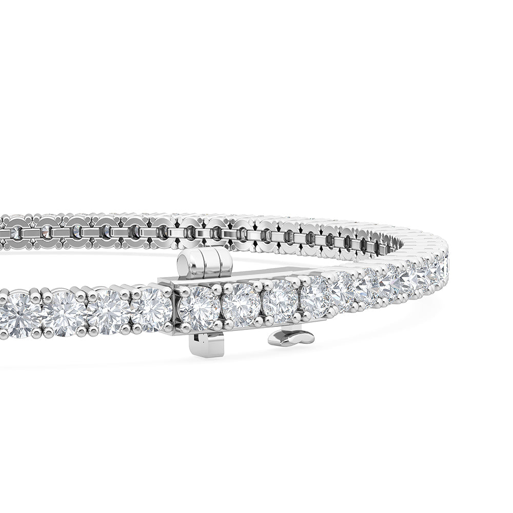 18K 3 ct. tw. Nature Diamond Tennis Bracelet