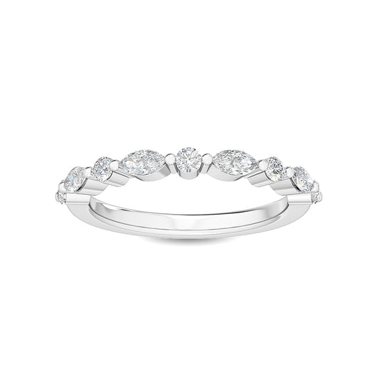 18K Nature Diamond Stackable Ring 0.25ctw